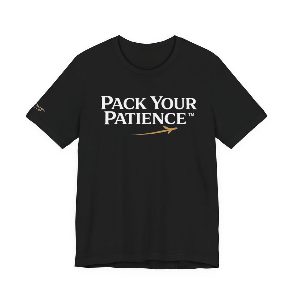 Pack Your Patience Travel Tee — By Money Man Dan